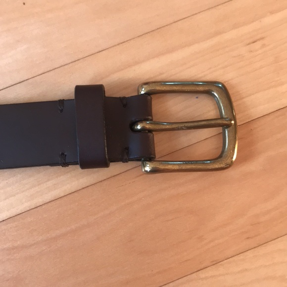 Gap Boys Brown Belt with Brass Buckle - Picture 3 of 5
